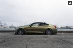 BMW M4 Coupe Matte Gold on Zito Wheels 2016 года